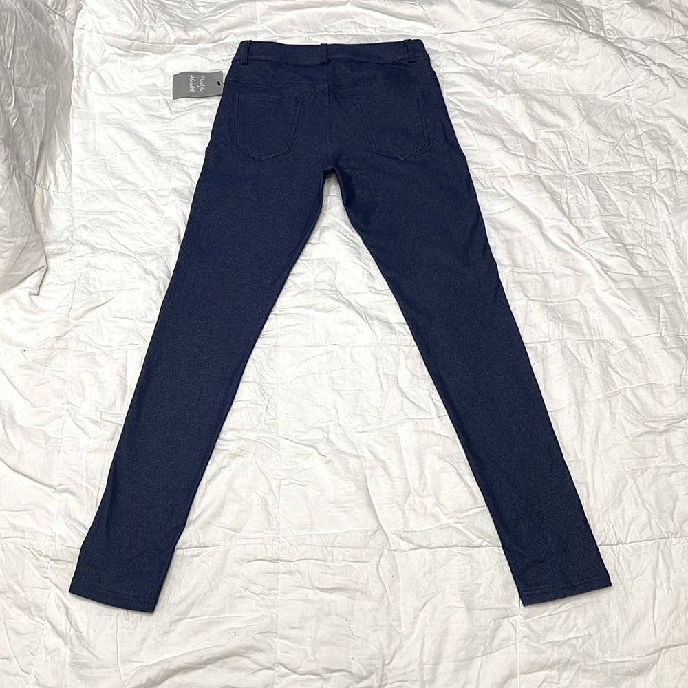 Faux Denim Skinny Jeans Jeggings Leggings Size Small NWT